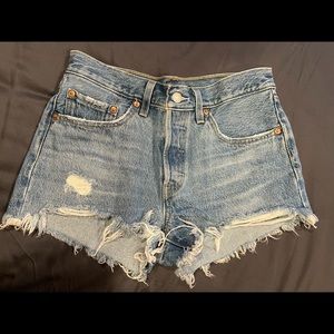 Levi’s 501 button fly shorts